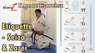 Etiquette - Seiza & Zarei | KarateDiscourse #2