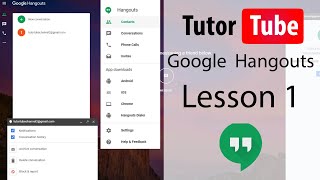 Google Hangouts Tutorial - Lesson 1 - Accessing Google Hangouts