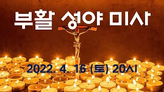 2022.4.16 부활 성야 미사 (성 토요일) 20시 /