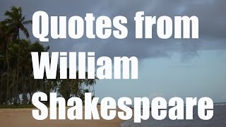Top 5 William Shakespeare Quotes