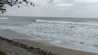 บรรยากาศชายหาดขนอม ระเบียงทราย รีสอร์ท ทะเลสวยน้ำใส จ.นครศรีธรรมราช