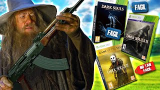 la TRILOGIA DARK SOULS pero FACIL