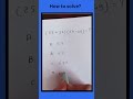 maths short trick maths shorts education mathstricks puzzle youtube