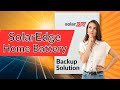 SolarEdge Home Battery Backup Solution