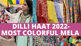 DILLI HAAT MELA- CHIKANKARI \u0026 KASHMIRI KURTA, AFGHANI JEWELRY, HOME DECOR, SAREE FABRICS, STREETFOOD