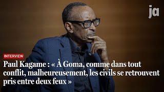 Paul Kagame : « Comme dans tout conflit, malheureusement, les civils se retrouvent entre deux feux »