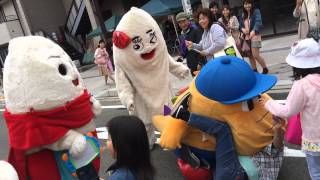 2015.6.6 ご当地キャラ子ども夢フェスタin白河☆じゅっきー＆ガブリくん②