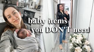 Baby Items You DON'T need | SAVE YOUR MONEY