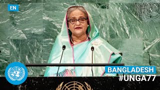 🇧🇩 Bangladesh - Prime Minister Addresses UN General Debate, 77th Session (English) | #UNGA