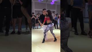 Marco y Sara Panero at the BIG Salsa Houston