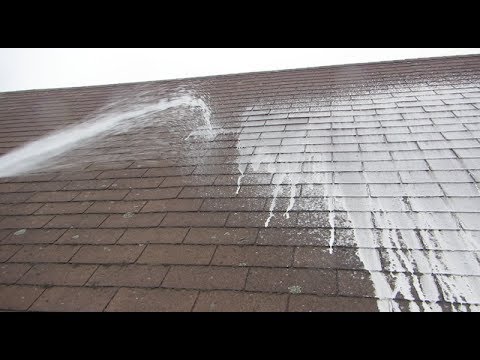 Cleaning a Roof with Oxygen Bleach Cleaning a Roof with Oxygen Bleach
