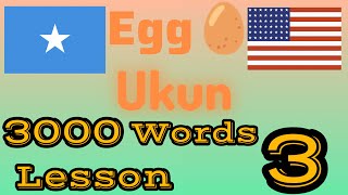 3000 Words Lesson 3 | English - Somali @Luqadda