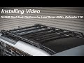 Installing Video of PLUMB Roof Rack Platform for Land Rover 2020+ Defender 110