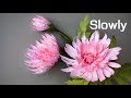 ABC TV | How To Make Pink Chrysanthemum Flower (Slowly)- Craft Tutorial