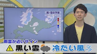 2分でわかる北海道の天気4/22(水)きょうは天気の急変に注意！【HTBニュース