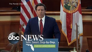 Florida's governor shares plan to get state on its feet l ABC News