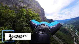 Wingsuit BASE jump - Belvedere France (4K) | RAW SERIES