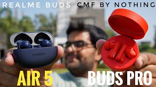realme Buds Air 5 VS CMF by Nothing Buds Pro 🔥🔥 The Ultimate comparison ⚡⚡