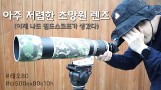 중고로 싸게 산 500mm 초망원 니콘 렌즈 #LEO80 #레오80 #cr500ex80e10h