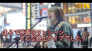 【 8K 】まるで映画のワンシーンのような路上ライブでした！\