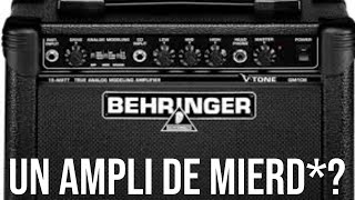 ¿Cómo suena un amplificador Behringer?