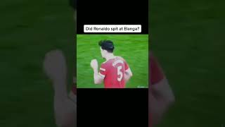 Ronaldo spitting at teammate😟 #shorts #footballshorts #ronaldo #manutd #cr7 #teammates #disgusting