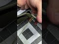 Hand stitching a handmade leather bifold badge wallet #asmr #leathercraft #edc #wallet #leatherart