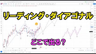 5-3-5-3-5のダイアゴナルが出る場所｜エリオット波動分析 2023年4月5日