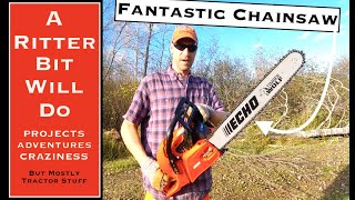 ECHO CS 590 TIMBERWOLF CHAINSAW (tractor and drone)