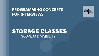 Storage Classes | Data Structures | Programming Concepts
