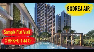 Godrej Air 3BHK+Utility Sample Flat walkthrough sector 85 Gurgaon | 9205858558