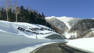 北海道 上士幌町〜ぬかびら温泉〜三国峠 車載動画 2016/03/05