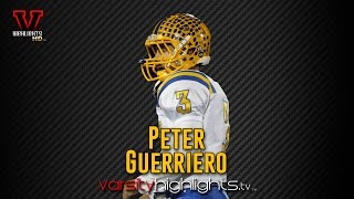 Peter Guerriero 2015 Highlights (Lyndhurst HS Golden Bears Football)