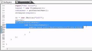 Part 83: Java Programming Tutorial - FlowLayout .