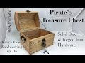 05 How To Make a Pirate's Treasure Chest from Oak & Forged Iron Hardware 05 How To Make a Pirate's Treasure Chest from Oak & Forged Iron Hardware