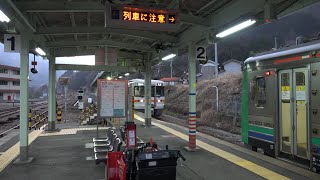 【線路は続くよどこまでも】高山本線 猪谷駅 接近メロディー