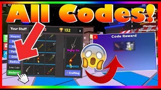 Roblox Murder 15 Codes That I Know - roblox assassin secret code for lobby