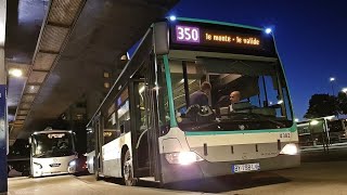 Bus 350 RATP: Roissypole, Maurice Audin en Mercedes Benz Citaro C2 RATP (KICKDOWN)