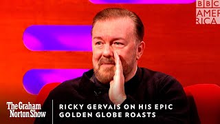 Ricky Gervais on His Epic Golden Globe Roasts 😂 Graham Norton Show | Fri | BBC America