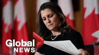 Canada fiscal update: Deficit lower than expected, outlook includes spending for COVID-19 | FULL