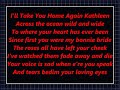 I'll Take You Home Again Kathleen Lyrics Words best top popular favorite Irish Sing Along Song