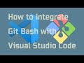 How to integrate Git Bash with VS Code | Git Bash Terminal in Visual Studio Code step by step way