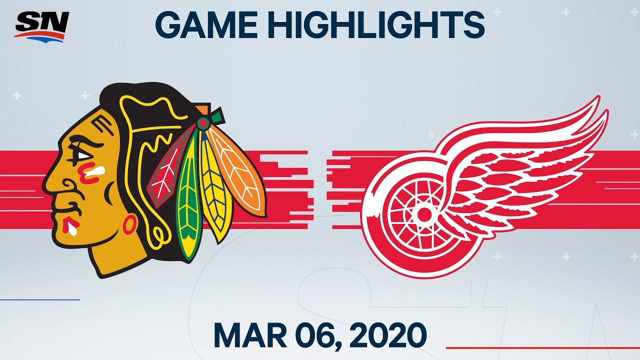 NHL Highlights | Blackhawks Vs. Red Wings – Mar. 6, 2020 - YouTube