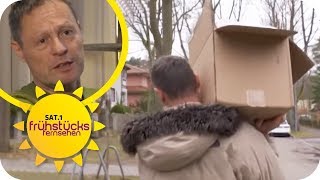 Diebstahl aus DHL-Auto: Eigenes Paket geklaut? Klaus wird angezeigt | SAT.1 Frühstücksfernsehen