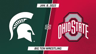 Select Matches: Michigan State vs. Ohio State | Big Ten Wrestling | Jan. 8, 2021