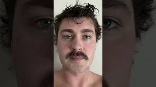 86 day mustache growth #mustache #timelapse