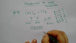 hex to octaL