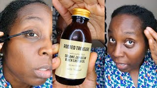 Grow Your Lashes and Grow Your Edges | Rooted Treasure Castor Oil Reviews