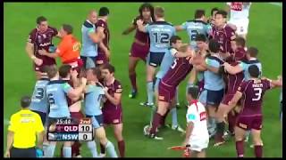 NRL Fights and Big Hits