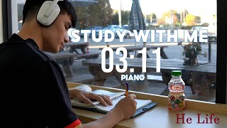 1 HOUR STUDY WITH ME | Calm Piano 🎹 | Learn Korean | Pomodoro 25/5